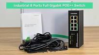 Unboxing the Industrial 8-Port Gigabit PoE++ Switch – Power Up to 90W per  Port!