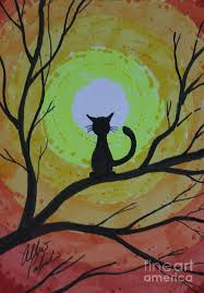 Making a cat tree has never been easier. Cat In A Tree Drawing By Albert Podgurski