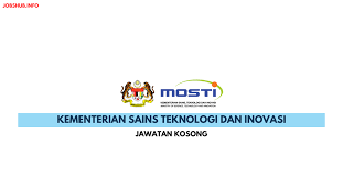 Full sponsored courses by kementerian sains, teknologi dan inovasi sabah. Jawatan Kosong Kementerian Sains Teknologi Inovasi Mosti Jobs Hub