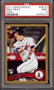Maybe you would like to learn more about one of these? 2011 Topps Update Mike Trout Gold Psa Cardfacts