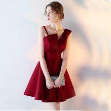 Vous cherchez une robe de soirée courte, longue, noire ou à motifs? Funkaehh Gunstige Kaufen Robe Cocktail Courte Chic 2018 Satin Sexy V Ausschnitt Knie Lange Weiss Burgund Kleider Plus Grosse Party Kleid Preise Online
