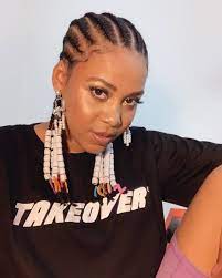 Messy hairstyles for men / one of the coolest things about long hair is all the different styles you can three sic… rainbow braid hairstyles for kids sho madjozi : Ove It When Sho Madjozi Serves Ama Braids With Laid Edges Shomadjozi Braids Braidsandbeads Protectivestyle Braid Game Hair Styles Braids With Beads