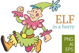 Download Elf In A Hurry Vector Graphic By Milaski Creative Fabrica SVG Cut Files