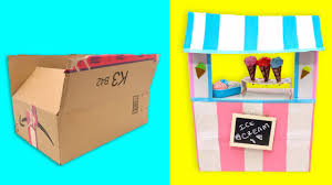 Check spelling or type a new query. 5 Cute Ice Cream Shop Stand From Cardboard Crafts Diys Youtube