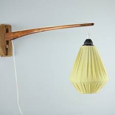 Free worldwide shipping & 100. Wall Lamp Teak Yellow Screen 19th Century Lighting Lamps Wall Lights Auctionet