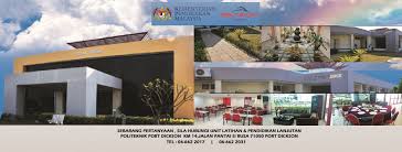 Perjalan pelajar kejuruteraan mekanikal automotif politeknik port dickson membina jentera cub prix. Ulpl Politeknik Port Dickson Posts Facebook