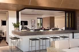 Outdoor kitchens, bbq grills, fire pits Love The Thick Counter And Outdoor Bar With Sliding Windows Indoor Outdoor Kitchen Home Bar Designs Indoor Outdoor Bar