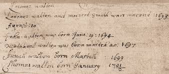 The Waltons of Preston, Norwich, and Griswold, Connecticut