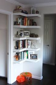Corner Shelves A Smart Small Space Solution All Over The House Home Home Projects Home Decor