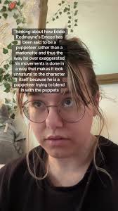 No because not only has that always been the Emcee’s vibe but each  iteration of the character uses it in a different way— sometimes its a  marionette metaphor, sometimes it comes off as nervous ...