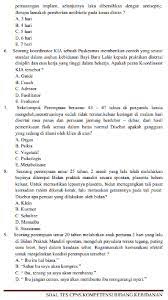 Contoh soal cpns sudah banyak beredar di internet. Soal Tes Cpns Non Pns Kebidanan Contoh Soal Tes Tertulis Seleksi Cpns Non Pns Jabatan Bidan Kebidanan Info Pendidikan Keagamaan Dan Madrasah Info Pendidikan