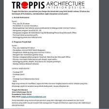 Teknik kebanyakan diminati oleh kaum pria ketimbang. Lowongan Kerja Arsitek Professional Juni 2021