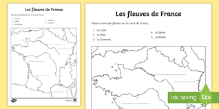 Ainsi la loire est un fleuve, mais tous ses affluents sont des rivières. Feuille D Activites Les Fleuves Teacher Made