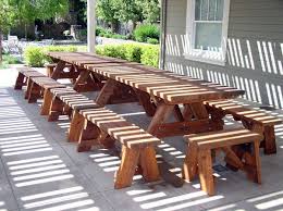 Heritage Picnic Tables Options 8 L 34 1 2 W Side End Benches Unattached Benches 2 Half Length Wooden Picnic Tables Picnic Table Outdoor Picnic Tables