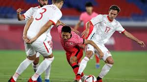 ◇ 東京五輪 第9日 サッカー男子 準々決勝 韓国3―6メキシコ（2021年7月31日 日産ス） 東京五輪男子サッカーは31日、各地で決勝トーナメント準々決勝が行われ、u―24韓国代表は日産スタジアム（横浜）でu―24メキシコ代表に3―6で敗れ、12年ロンドン大会以来となる4強進出ならず。 Cxt4nlipam44im