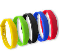 Adjustable NFC NTAG215 Silicone Soft Wristband RFID Bracelet - AliExpress