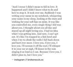 I Didn T Mean To Fall In Love But I Did And I Don T Regret It At All Love Yourself Quotes Falling In Love Quotes You Dont Love Me