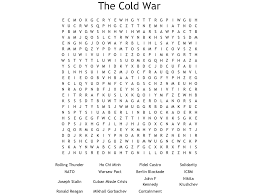 Free printable cold war crossword puzzle with answer key. Cold War Review Crossword Wordmint