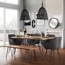 Wyndenhall Cadence Mid Century Modern 6 Pc Dining Set With Bench 4 Upholstered Dining Chairs And 66 Inch Wide Table Overstock 28987701 Find furniture & decor you love at hayneedle, where you can buy online while you explore our room designs and curated looks for tips.