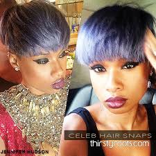 Jennifer hudson sexy pixie haircut tutorialplease enjoy my jennifer hudson inspired pixie haircut. Jennifer Hudson S Pixie Haircut In Layers Of Lavender Grey And Lilac