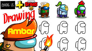 Brawl stars fat by rafalerel. Among Us Brawl Stars Amber Drawing Short Youtube