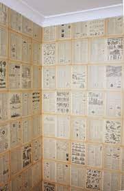 How To Make Diy Wallpaper From An Old Book Diy Wallpaper Home Wallpaper Diy Book