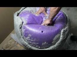 Diy Trend Gartendeko Aus Beton Zum Kneten Knetbeton Youtube Decoraciones De Jardin Decoracion De Unas Manualidades Para Adultos