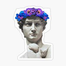 "Flower David" Sticker for Sale by Jayde Faustino