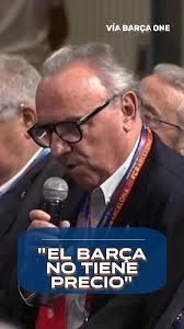 👀 "En otros clubes, las Asambleas de Socios duran entre media hora y una  hora"., 💙❤️ "El Barça no vale 5.000 millones, el Barça no tiene precio".,  🎙️ Esta ha sido una de las intervenciones de Gaspart ...