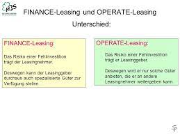 Finance lease or operating lease? Leasing Ppt Herunterladen