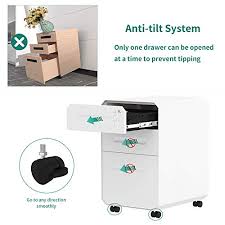 Shop for stackable storage bins online at target. Yitahome 3 Drawer Filing Cabinet Office Drawers With Lock Divider And Pencil Tray Portable Metal File Cabinet Pre Built Office Storage Cabinet White Pricepulse
