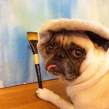 Barkbox Now We Re Just Gonna Put A Happy Little Tree Over There Yeah That S Nice We Re Gonna Pee On That Later Dogr Cute Pugs Pugs Funny Pugs And Kisses