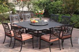 The mod furniture harper 11 piece outdoor dining set is a great choice for anyone who loves to entertain. Astoria Grand Mccraney Square 8 Person 64 Long Aluminum Dining Set With Cushions Reviews Wayfair