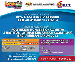 Kalau saya memilih ipa, saya merasa kesulitan pada mata pelajaran fisika, sedangkan jika salah memilih ips, saya. Permohonan Kemasukan Ke Ipta Politeknik Ilka 2013 2014 Pertubuhan Mahasiswa Johor