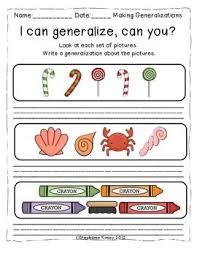 Making Generalizations Teacherspayteachers Com Generalizations Kindergarten Resources Help Teaching