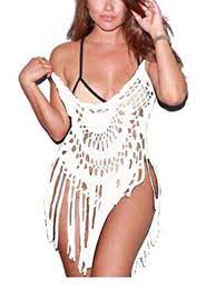 Tassel Beach Cover Up Kaftan Crochet Lace Swimwear Bikini Swimwear Bathing Suit Summer Hollow Out Beachwear Straps Dress Walmart Com In 2021 Swimsuit Beach Dress Crochet Swimsuits Swimsuit Cover Ups