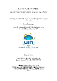Check spelling or type a new query. Pdf Hadis Dan Ilmu Hadis Dalam Perspektif Sunnah Dan Syiah