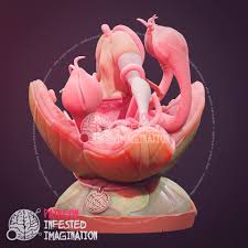 🌿 Plant Vore Taking a new Victim・ STL File for ・Cults