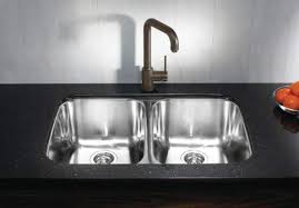 This allows you to clean and sweep the small fragment of bread, cake, crack, and water the first one of a flush mount sink is the surface of the countertop which flows seamlessly into the sink. Blanco 511 577 Supreme 2 Equal Double Bowl Undermount Kitchen Sink Satin Polished Finish Kitchen Bath Fixtures Tools Home Improvement Vit Edu Au
