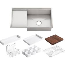 single bowl kitchen sink kit