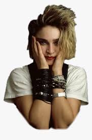 In the 80s, people heard for the very first time of things like colored mascara. Madonna 80s Popicon Idol Icon Musicicon Pop Madonna 1983 Photoshoot Hd Png Download Kindpng
