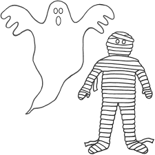 Cute halloween ghost coloring page color him before he comes to bite you. Free Printable Ghost Coloring Pages For Kids