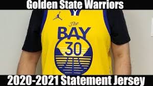 Chris webber golden state warriors hardwood classics throwback nba swingman jersey. Nike Golden State Warriors Statement Jersey 2020 2021 Stephen Curry Youtube