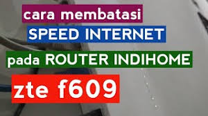 Penulis akan memberikan tutorial cara menampilkan kecepatan jaringan di hp realme. Cara Membatasi Kecepatan Internet Pada Router Indihome Zte F609 Youtube