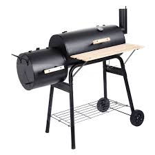 The chimney is a metal cylinder, with predrilled vents and holes at strategic points, increasing airflow through the chamber. Outdoor Bbq Grill Charcoal Barbecue Pit Cooker Smoker Walmart Com Walmart Com
