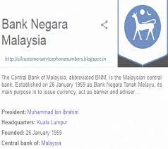 As malaysia's central bank, bank negara malaysia promotes monetary stability and financial stability conducive to the sustainable growth of the malaysian economy. Bank Negara Malaysia Customer Service Phone Number Customer Service Phone Number