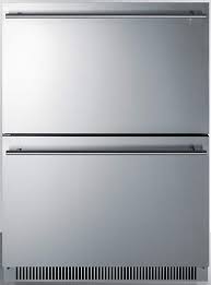 Outdoor wood fired pizza oven. Amazon Com Summit Appliance Adrd24 Commercially 24 Wide Indoor Outdoor Ada Compliant 2 Drawer All Refrigerator In Stainless Steel 4 8 Cu Ft Capacity Frost Free Defrost Digital Display And Thermostat Home Kitchen