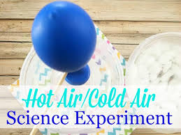 Air is a mixture of many gases and dust particles. Hot Air Cold Air Science Experiment