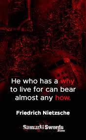 He who has a why to live can bear almost any how. He Who Has A Why To Live For Can Bear Almost Any How Friedrich Nietzsche