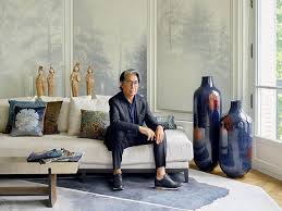 A world leader in furniture design and interiors. The Japanese Designer Kenzo Takada Recently Worked On A New Collection For The French Furniture Company Rocheboboi Study Style Design French Furniture Company